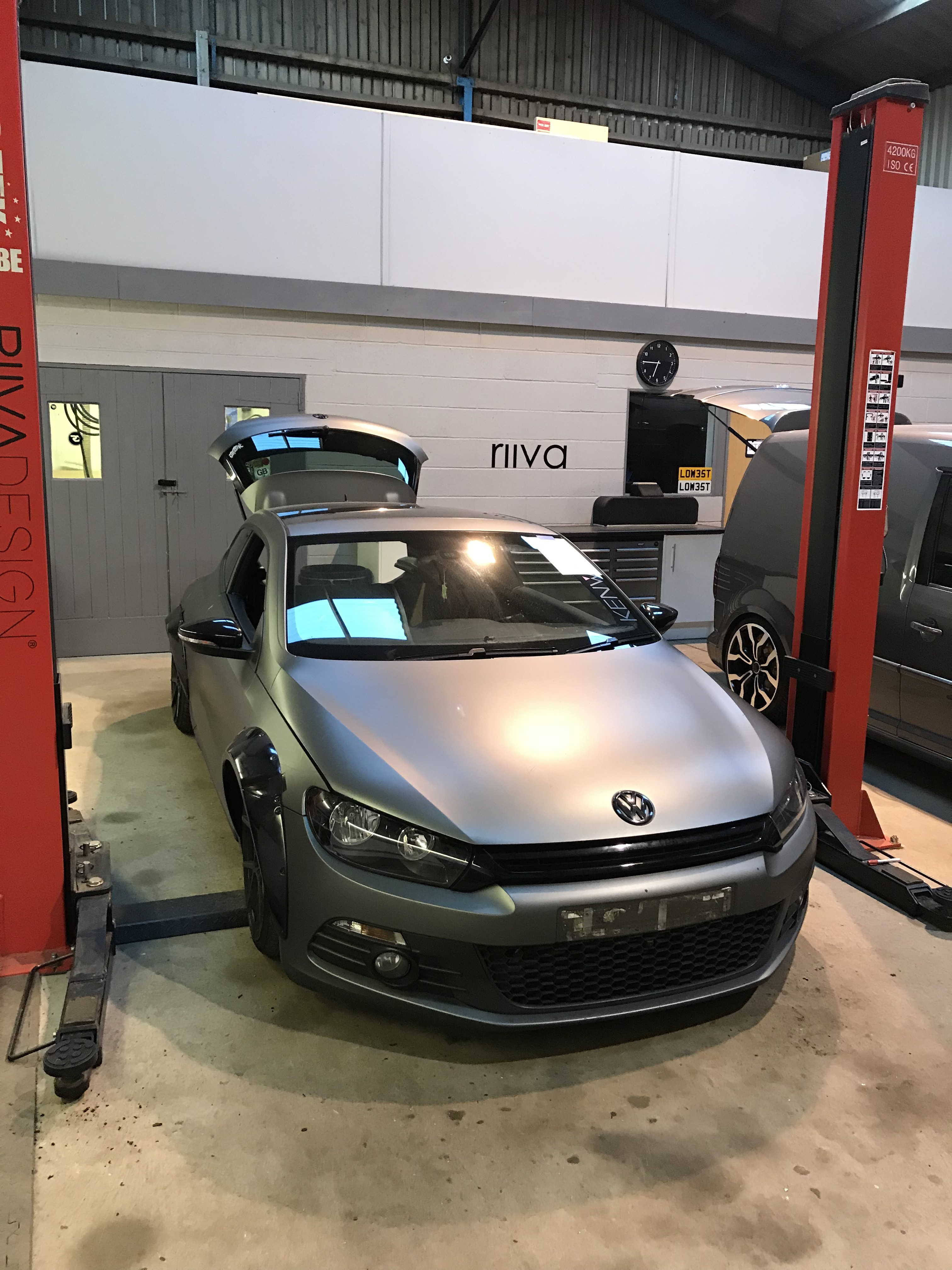 Kenwood VW Scirocco on the ramp